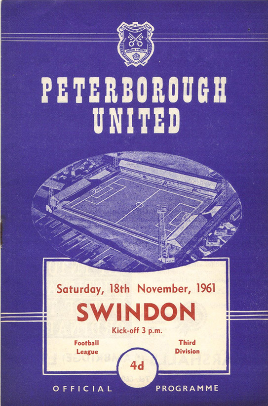 <b>Saturday, November 18, 1961</b><br />vs. Peterborough United (Away)